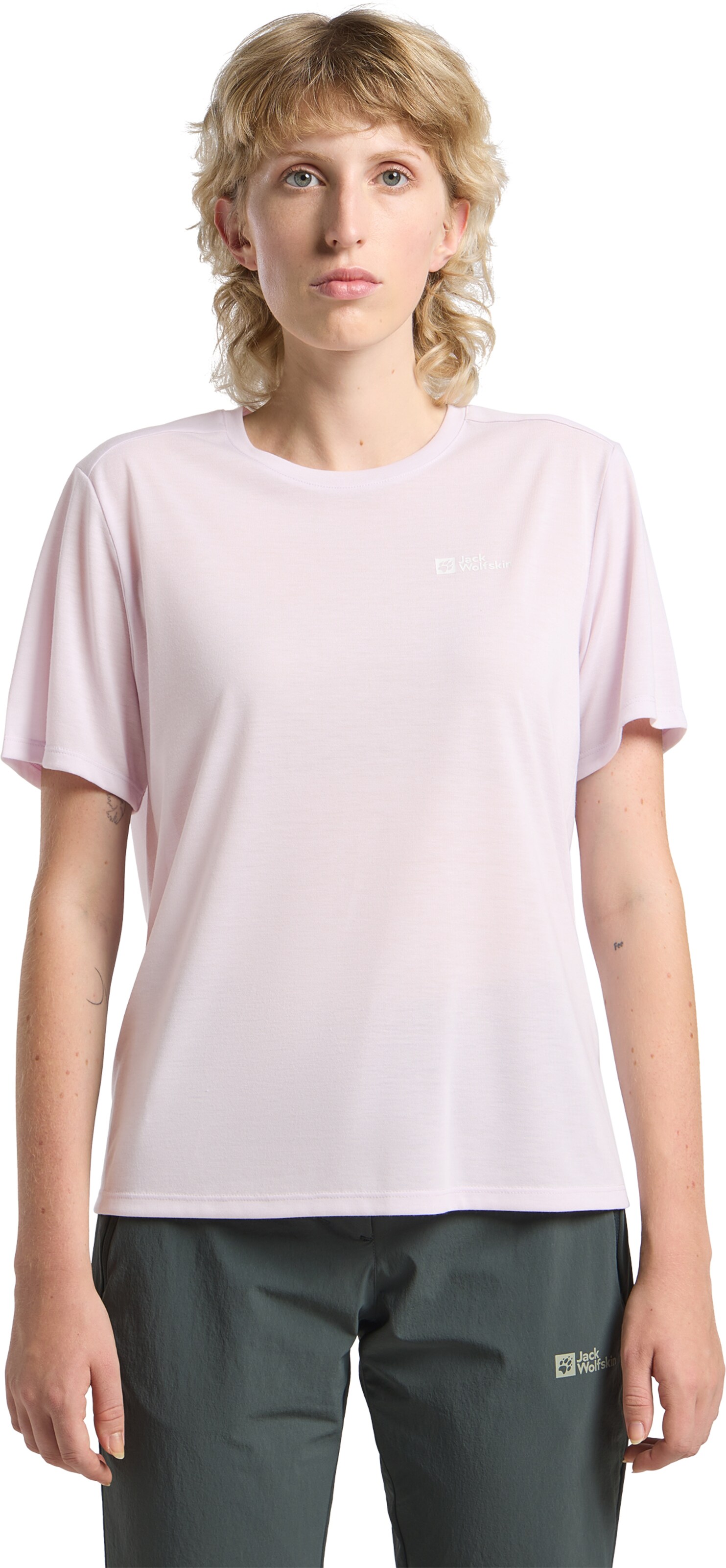 JACK WOLFSKIN Performance Shirt in Purple: front