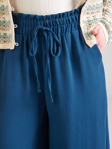 ABOUT YOU - Perna larga Calças 'Astrid' em azul