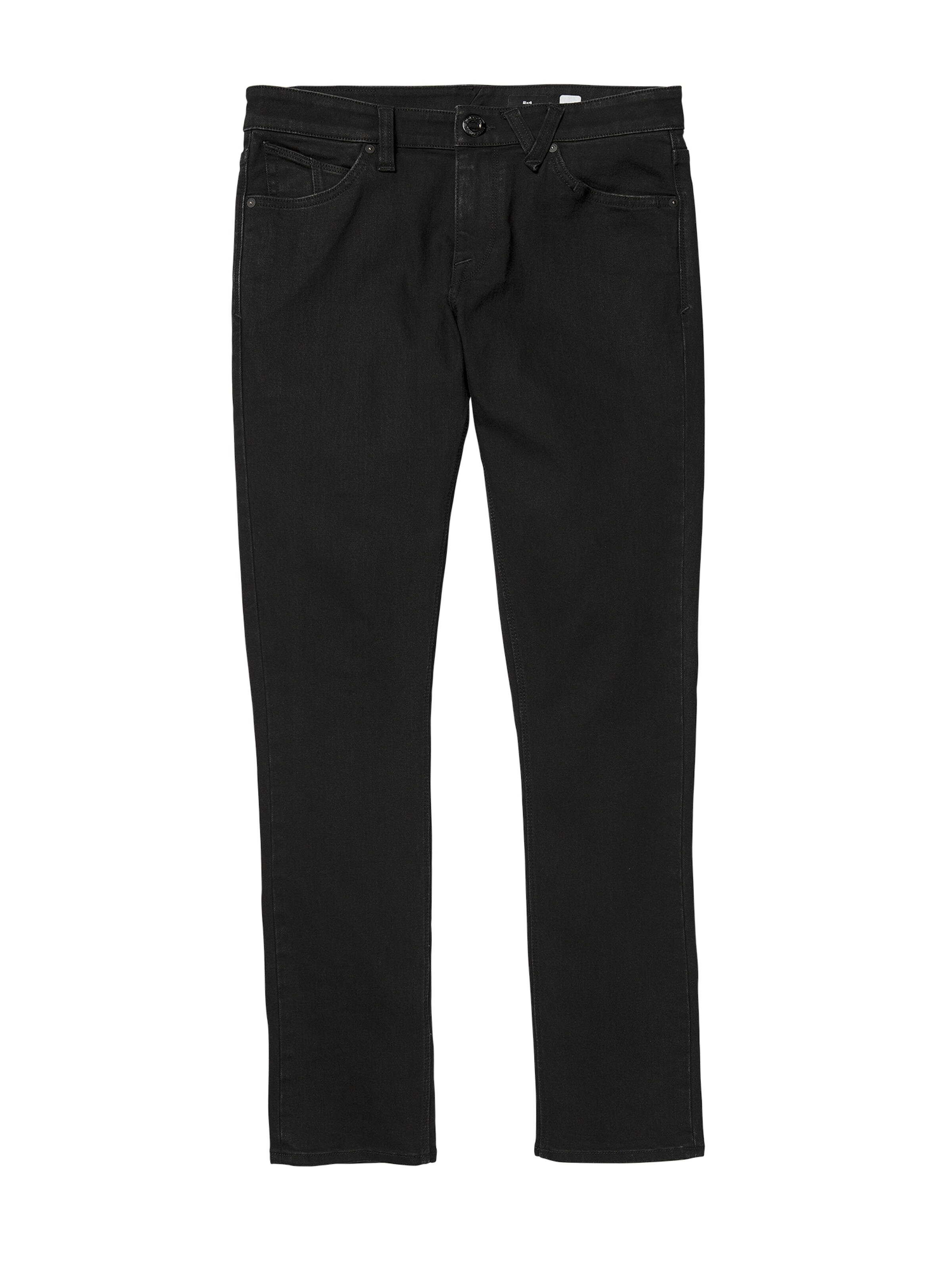 Volcom Regular Jeans in Schwarz: Vorderseite