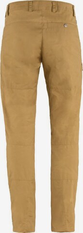 Fjällräven Regular Workout Pants 'Nils' in Beige