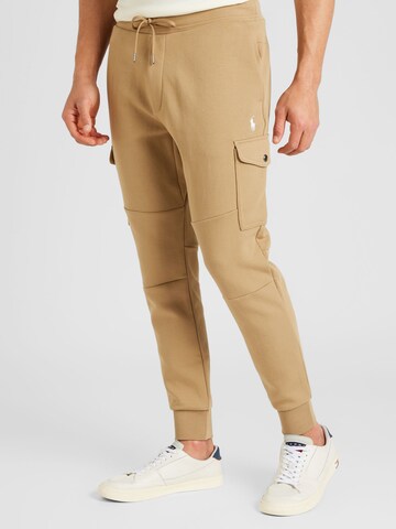 Tapered Pantaloni cargo di Polo Ralph Lauren in marrone: frontale