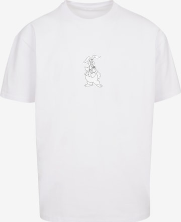 F4NT4STIC Shirt 'Alice im Wunderland Heroes of Childhood' in White: front