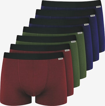 Nur Der Boxer shorts ' Cotton Stretch ' in Red: front