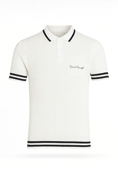 Gianni Kavanagh Trui 'Identity' in de kleur Zwart / Wit, Productweergave