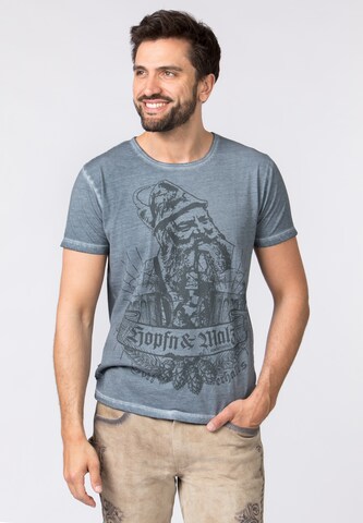 STOCKERPOINT Shirt 'Ignaz' in Blauw: voorkant