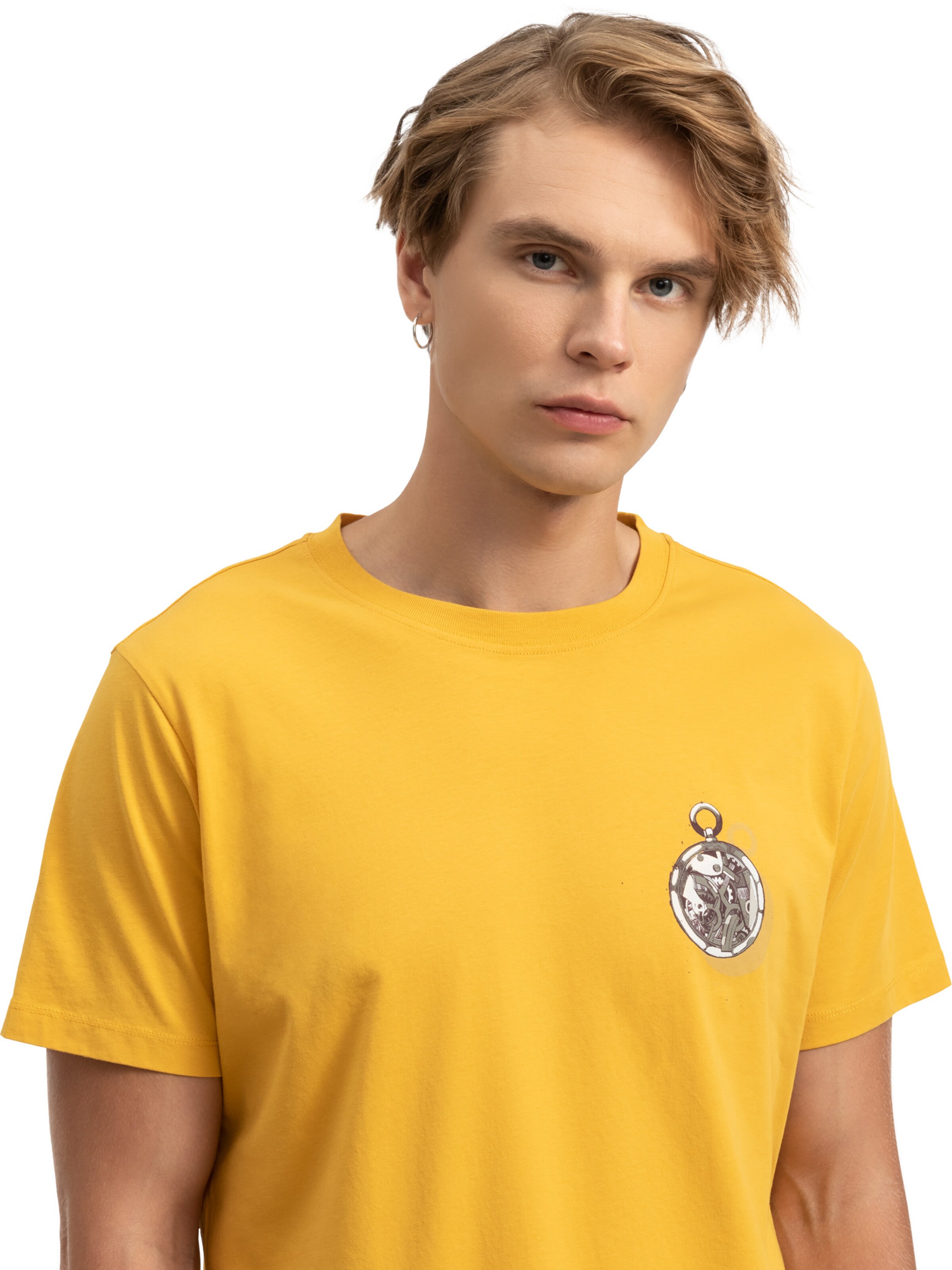 Kaft Shirt 'Time' in Yellow