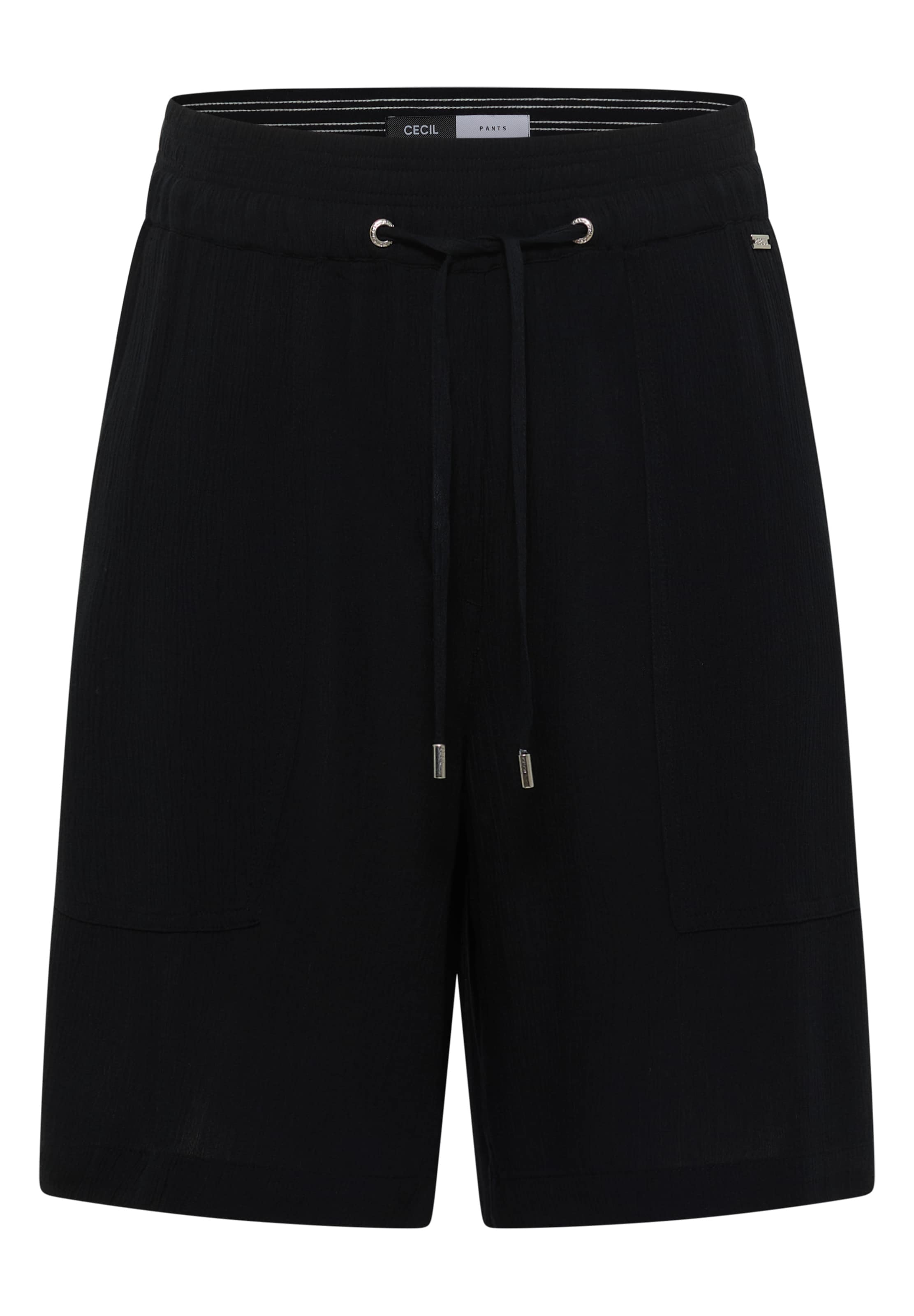 CECIL Loosefit Hose in Schwarz: Vorderseite