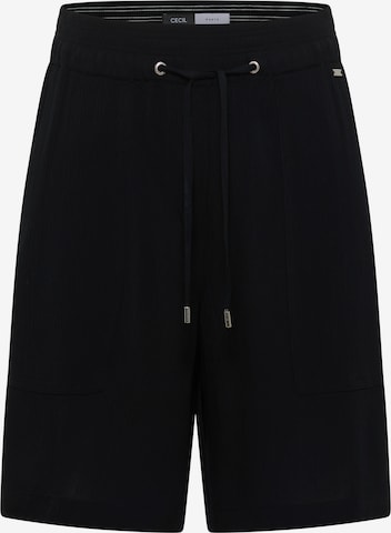 CECIL Loosefit Hose in Schwarz: Vorderseite