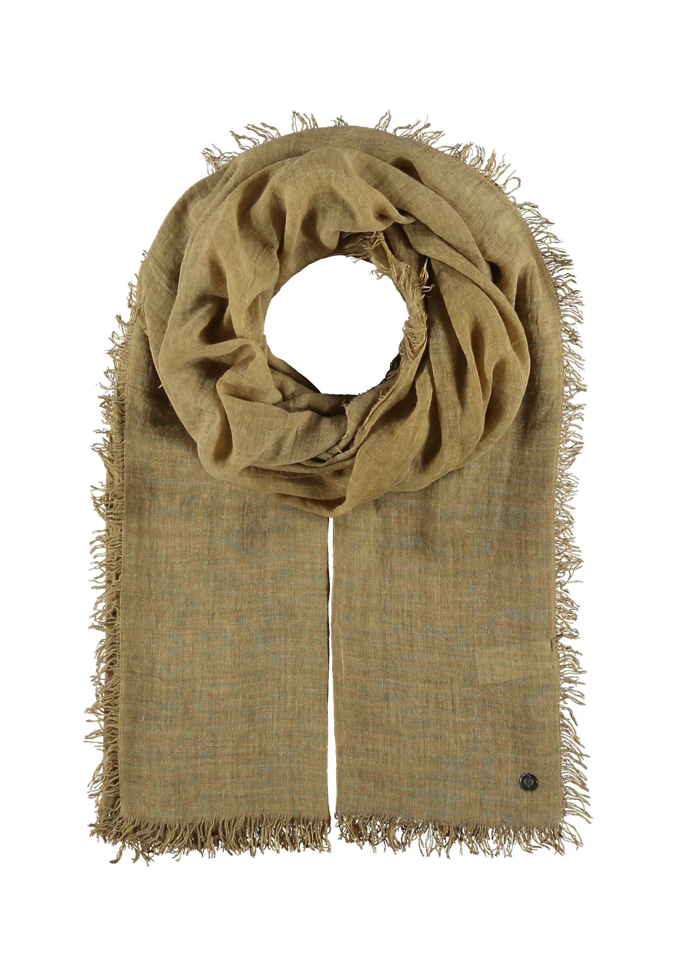 FRAAS Oversized Scarf in Green: front