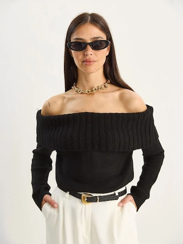 Pull-over 'Pullover' Bianco Lucci en noir