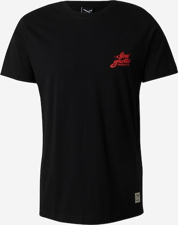 Iriedaily T-shirt 'Spa Ghetti' i svart: framsida