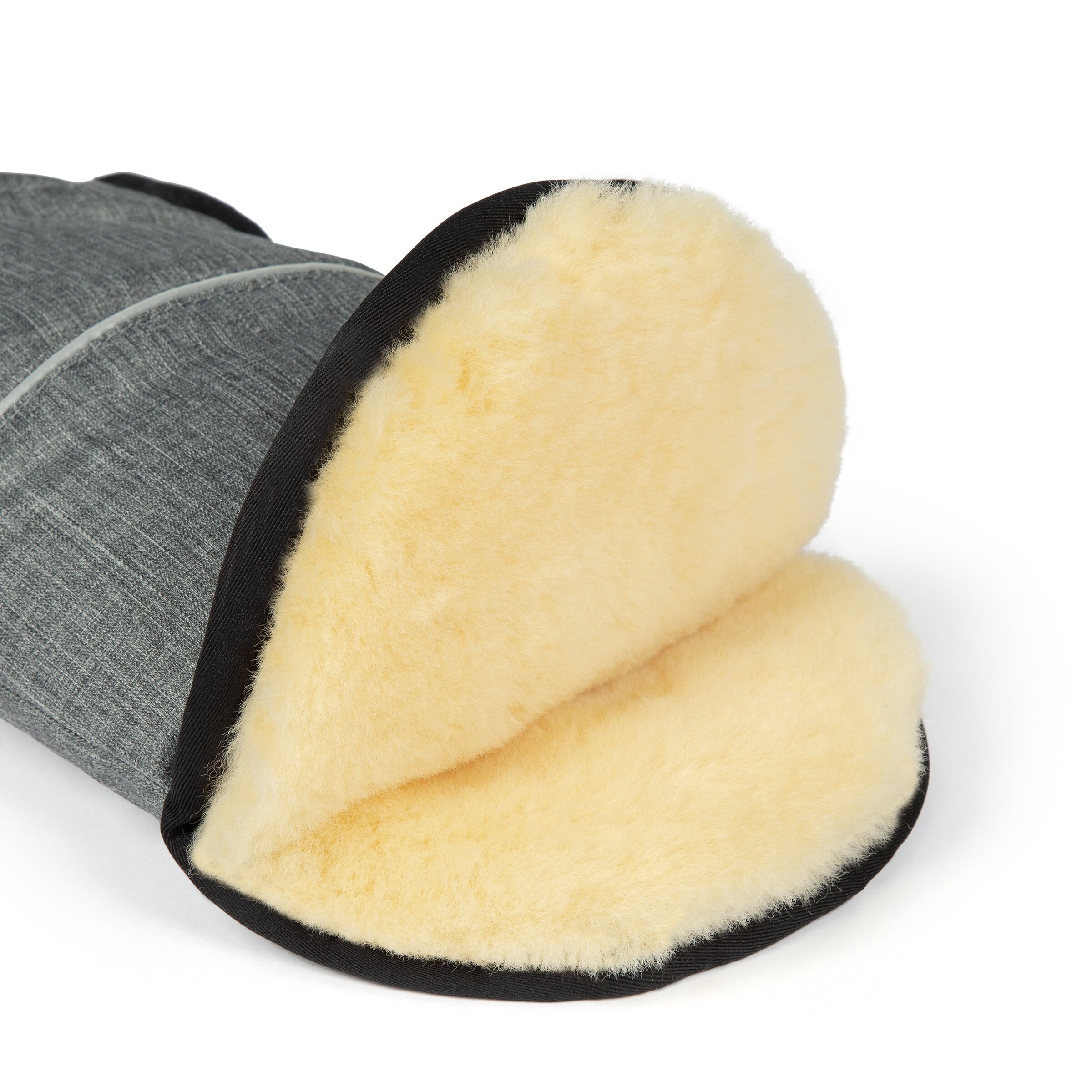 Werner Christ Baby Pushchair Accessories 'Glovy Luxe' in Grey