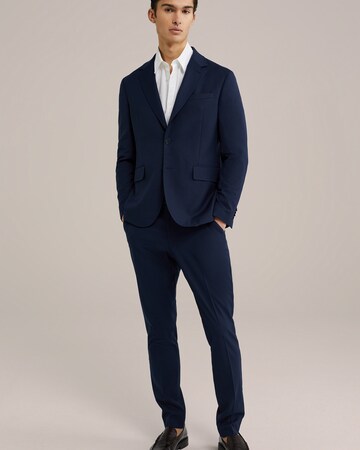 Coupe slim Veste de costume WE Fashion en bleu