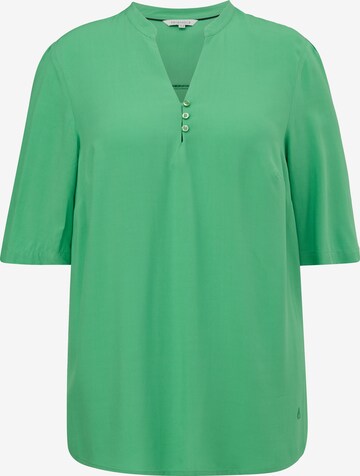 TRIANGLE Blouse in Groen: voorkant