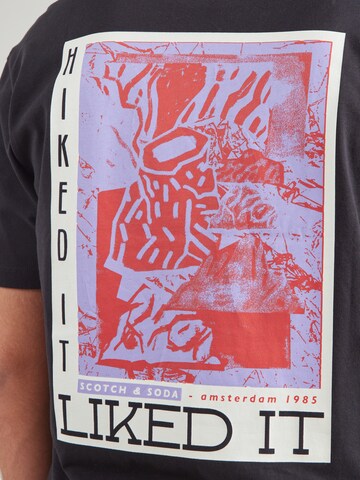 SCOTCH & SODA T-shirt i svart