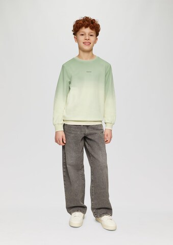 s.Oliver Sweatshirt in Groen: voorkant