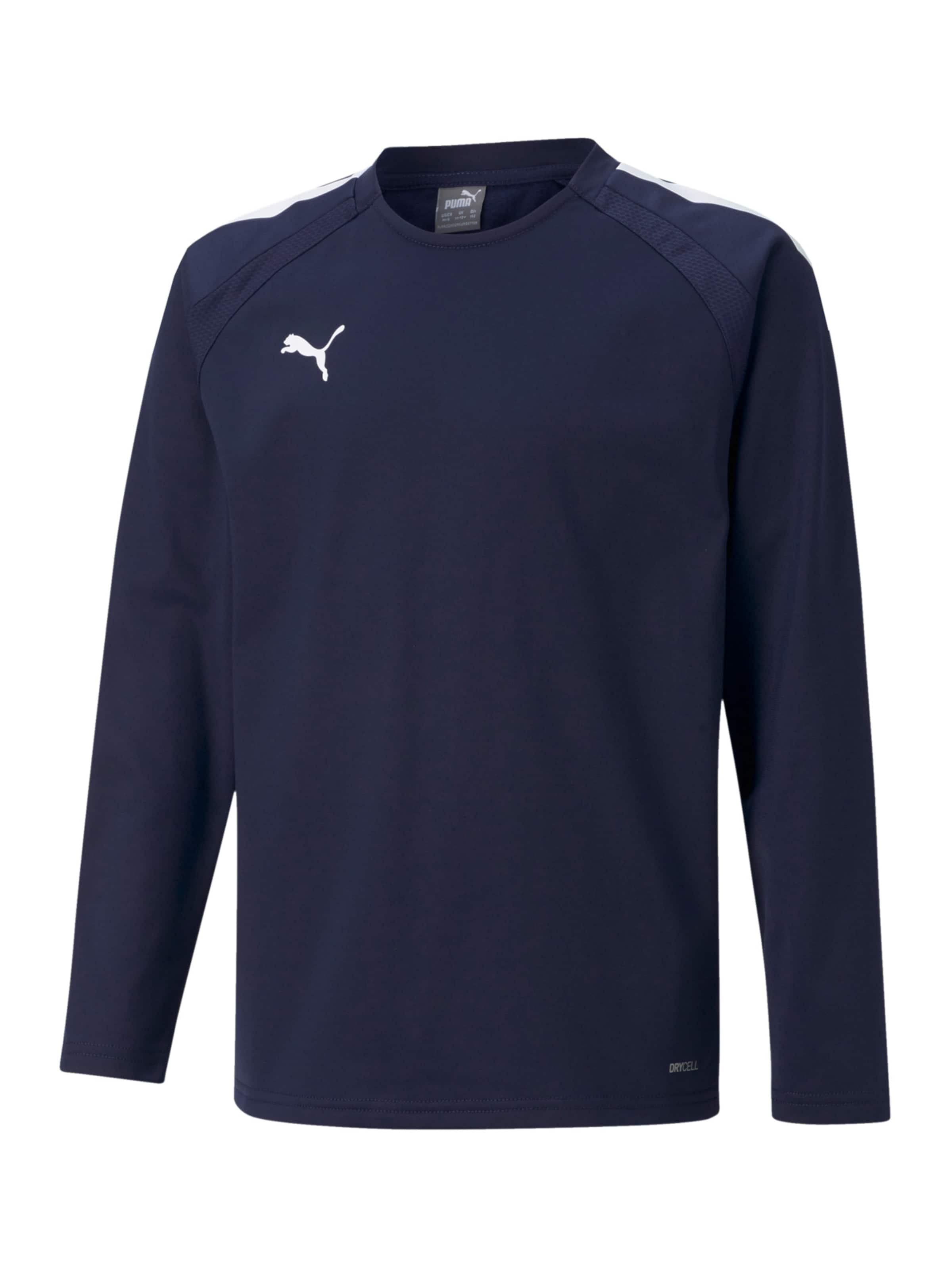 PUMA Sweatshirt 'TeamLiga' in Blau: Vorderseite