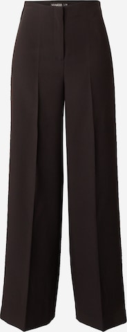 Wide leg Pantaloni cu dungă 'Corinne' de la SOAKED IN LUXURY pe negru: față