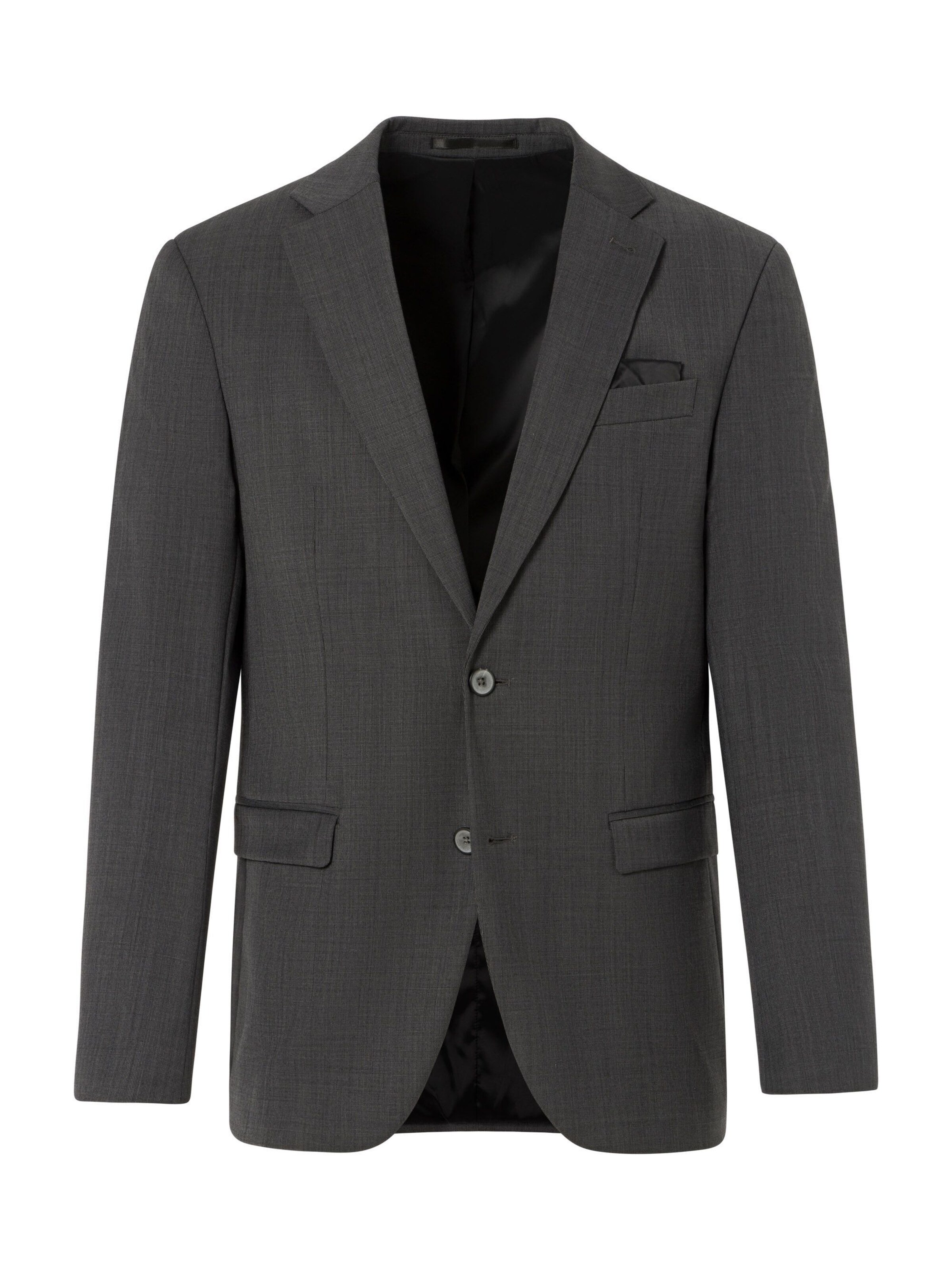 Thomas Goodwin Slim Fit Business-Sakko in Grau: Vorderseite