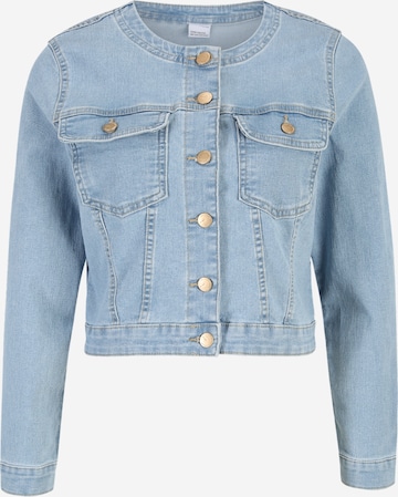 Vero Moda Petite Tussenjas 'CATH' in Blauw: voorkant