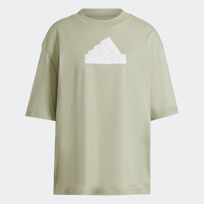 ADIDAS SPORTSWEAR Performance Shirt 'Future Icons Badge Of Sport' in Pastel blue / White, Item view