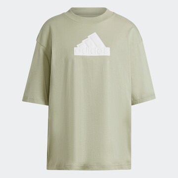 ADIDAS SPORTSWEAR Performance shirt 'Future Icons Badge Of Sport' in Green: front