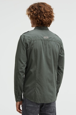 CAMP DAVID Regular fit Button Up Shirt in Green