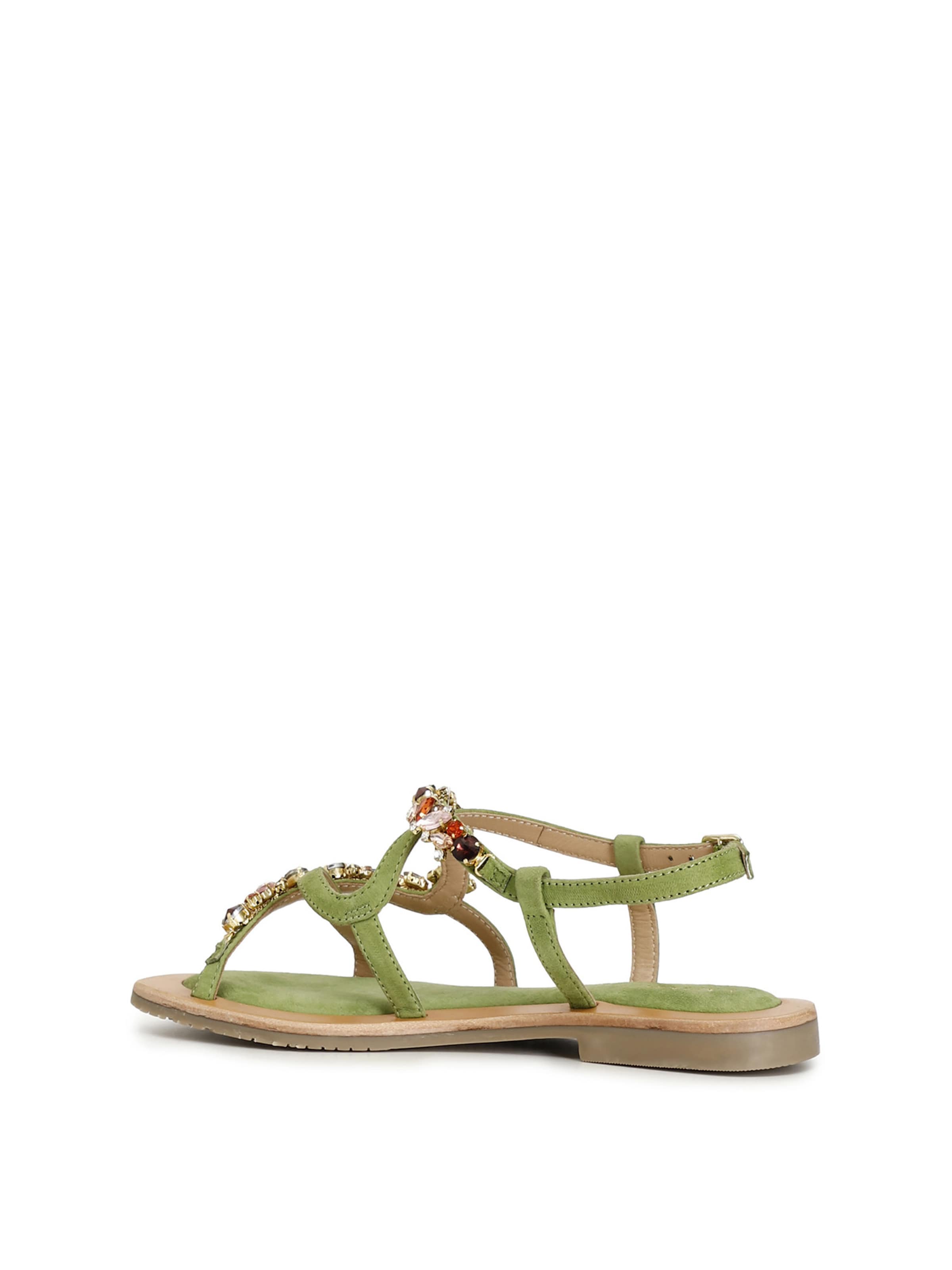 Sandalo con cinturino di CAFè NOIR in verde