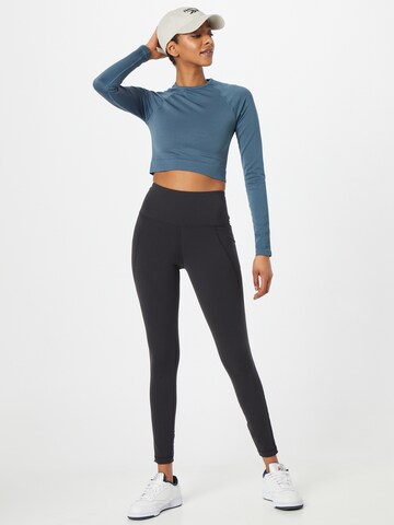 Reebok Skinny Sporthose in Schwarz