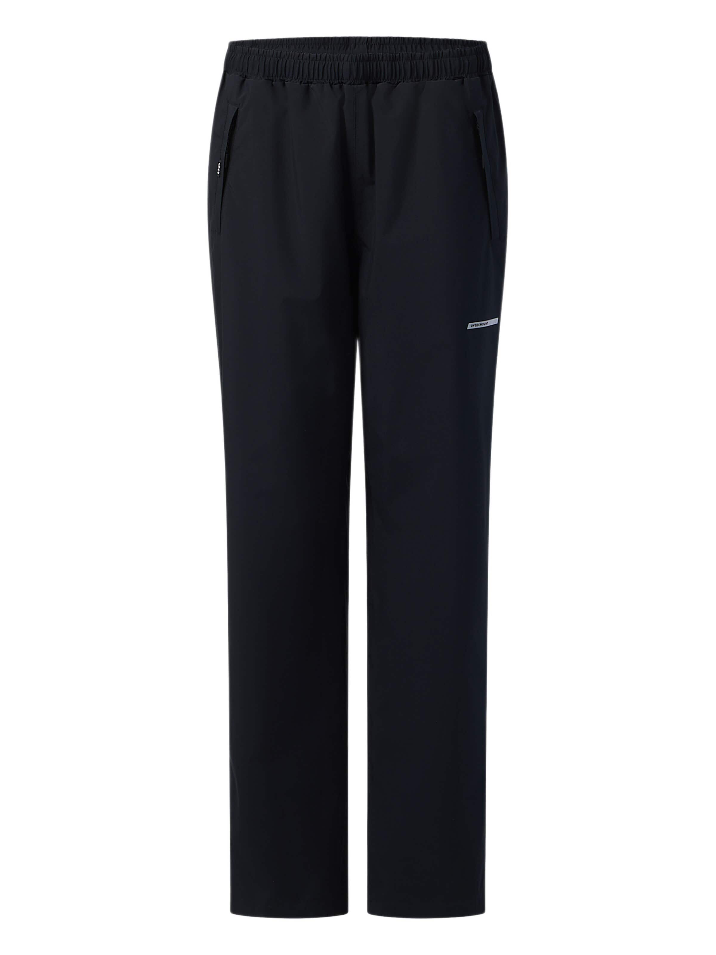 SWEDEMOUNT - regular Pantalón de montaña 'Orust' en negro: frente