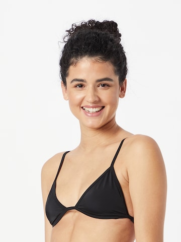 WEEKDAY Triangel Bikinitop in Schwarz: predná strana