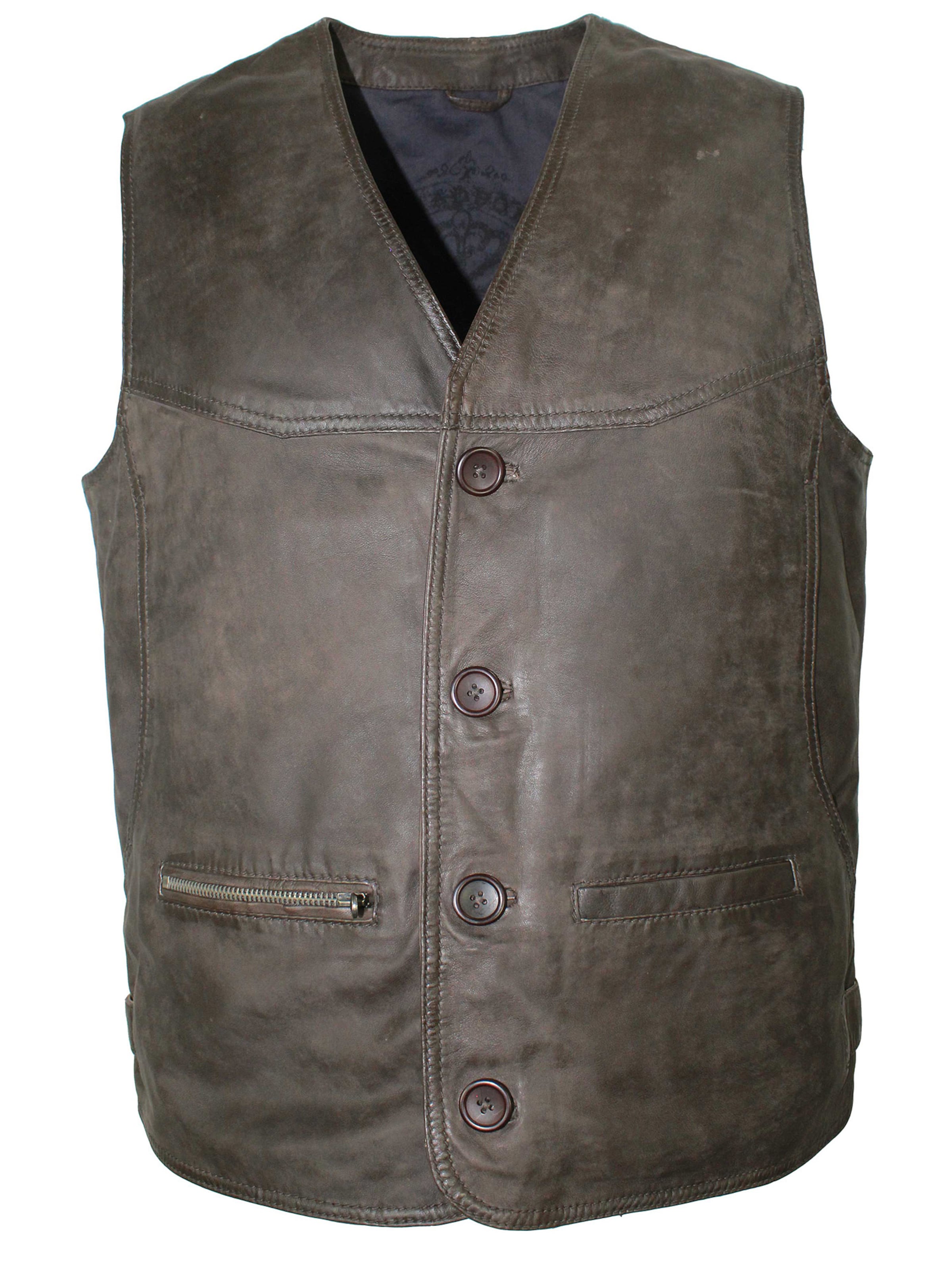 Gilet 'Georgio' di MADDOX in marrone: frontale