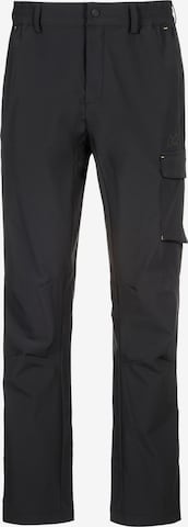 8848 Outdoor Regular Outdoorhose in Schwarz: Vorderseite