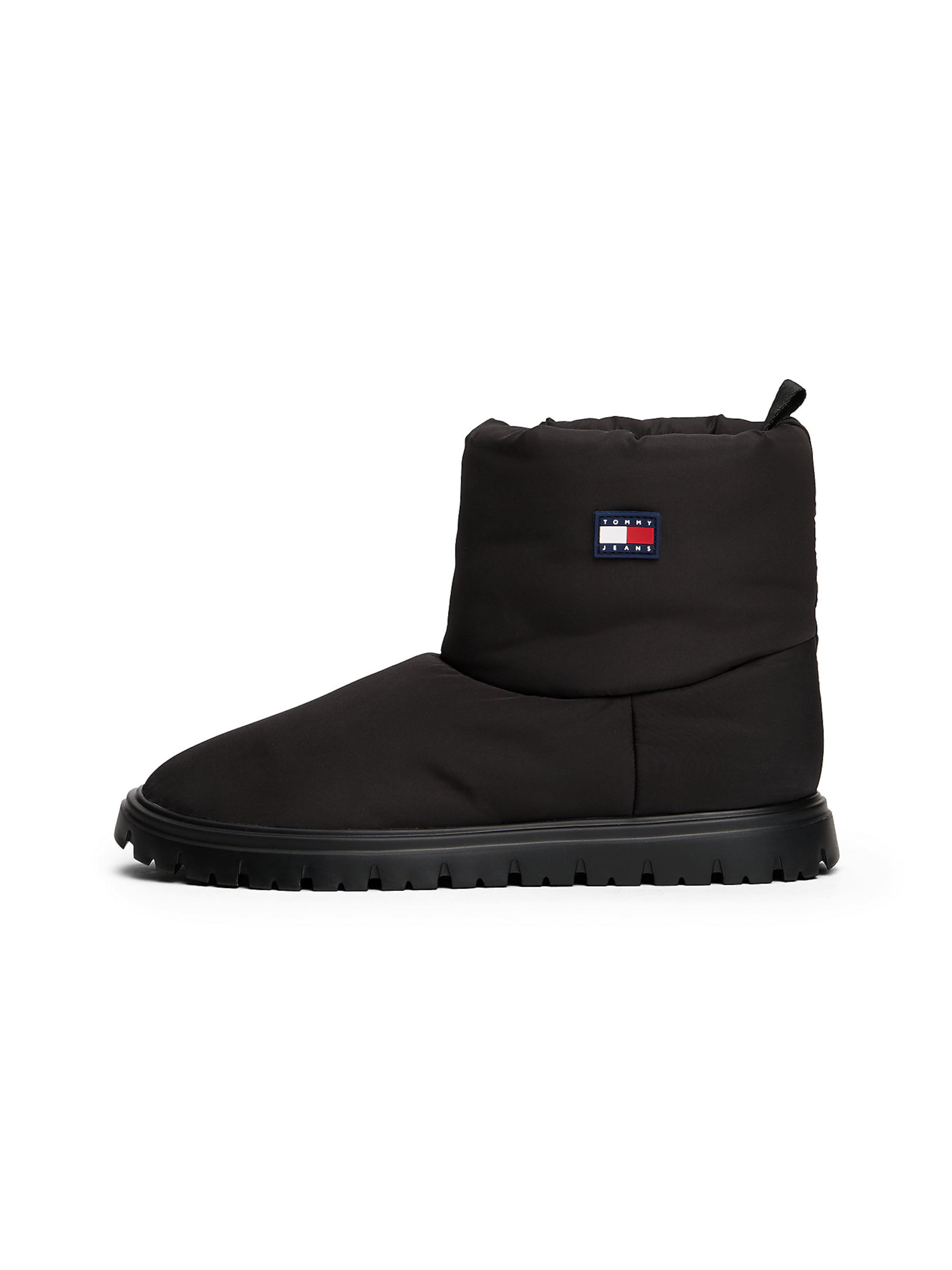 Tommy Jeans Snow Boots in Schwarz: Vorderseite