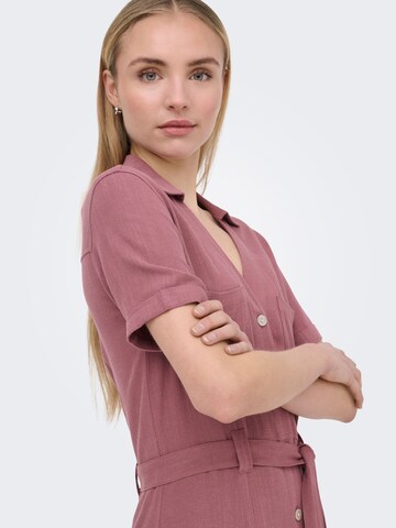 ONLY Shirt dress 'ONLSiesta' in Pink