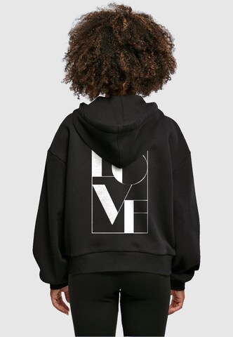 Merchcode Sweatshirt 'Love' in Zwart