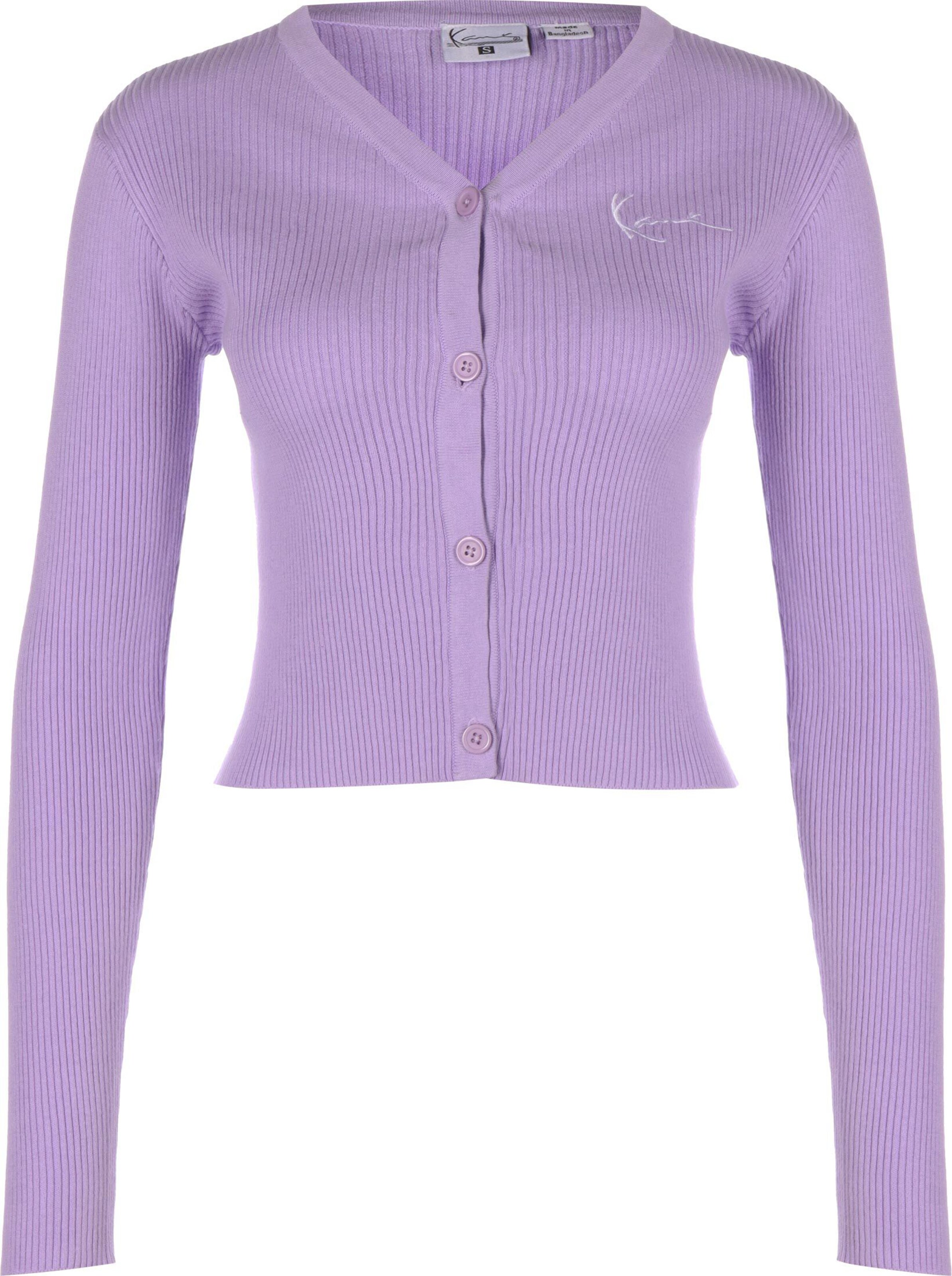 Karl Kani Gebreid vest in Lila: voorkant