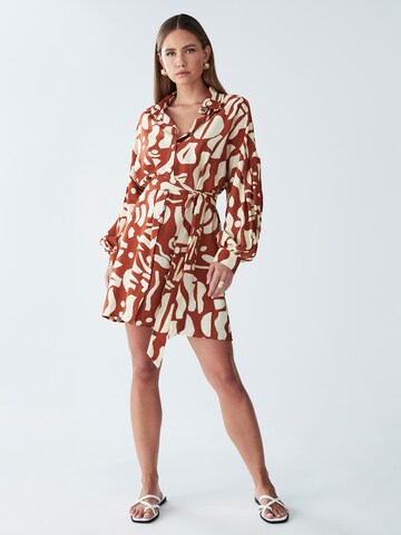 St MRLO Shirt dress 'Bligh' in Brown
