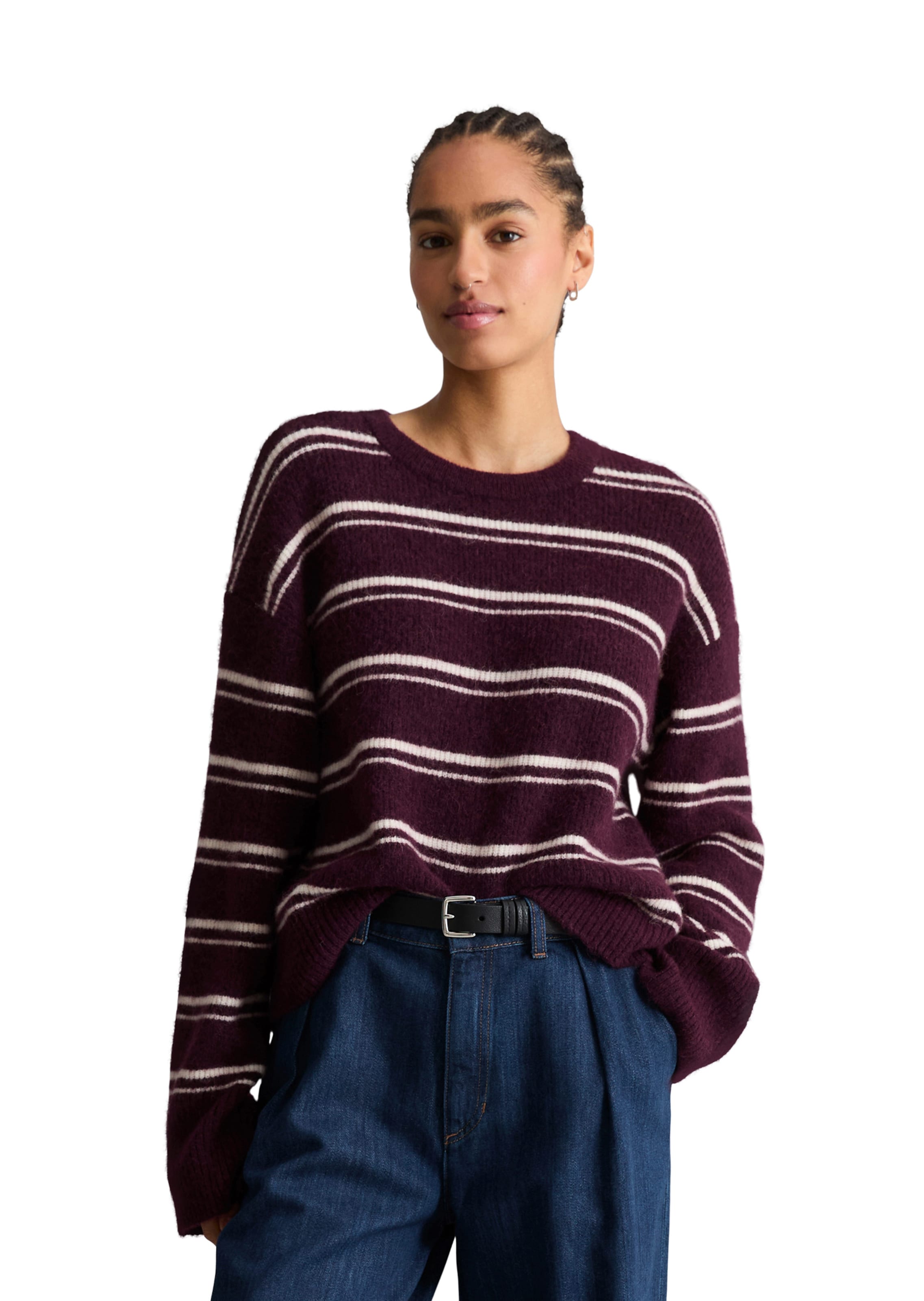 Marc O'Polo DENIM Pullover in Braun: Vorderseite