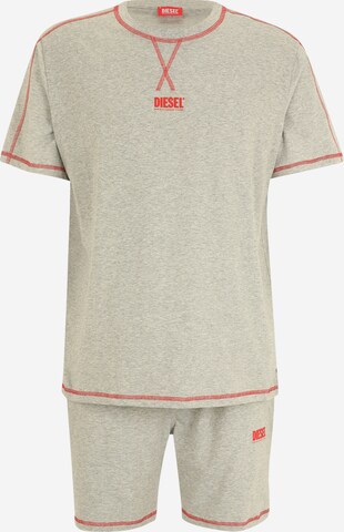 DIESEL Short Pajamas 'WILORT' in Grey: front