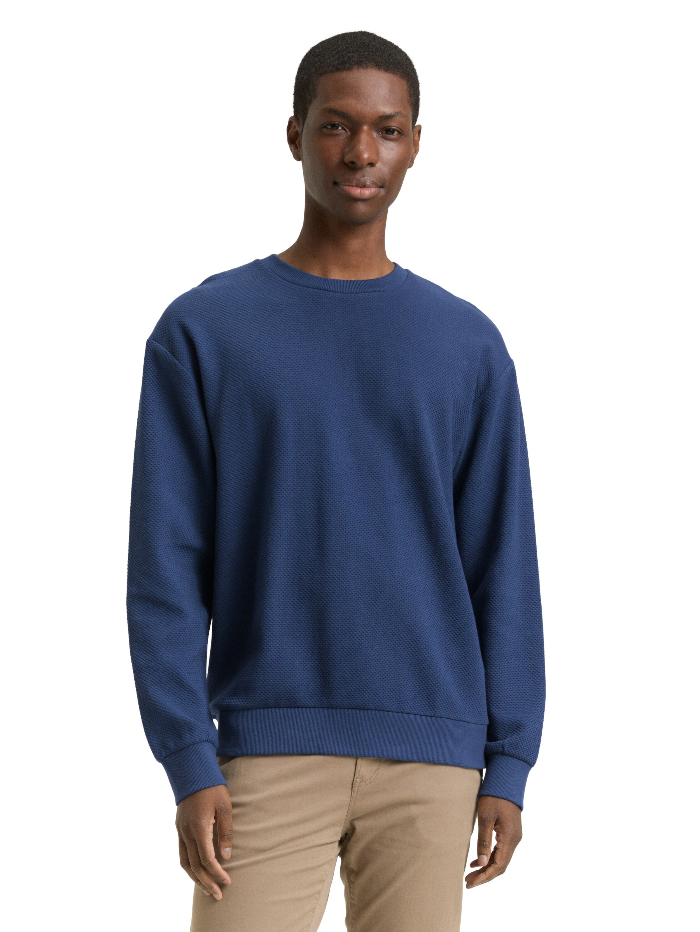 TOM TAILOR DENIM Sweatshirt in Blau: Vorderseite