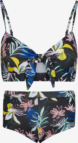La V Bikini 'Bikini hipster broekje' in Gemengde kleuren: voorkant