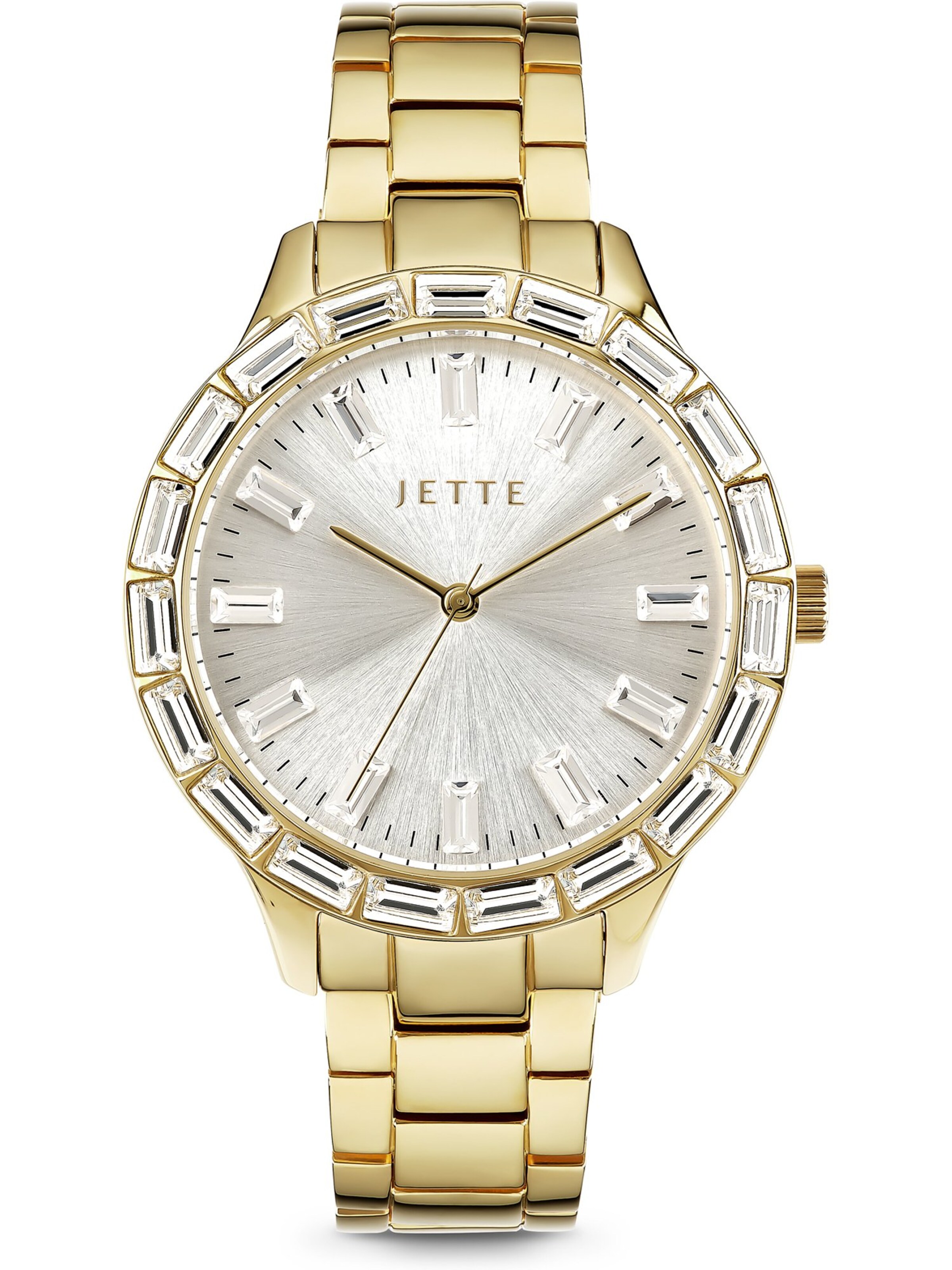 JETTE Analog Watch in Gold: front