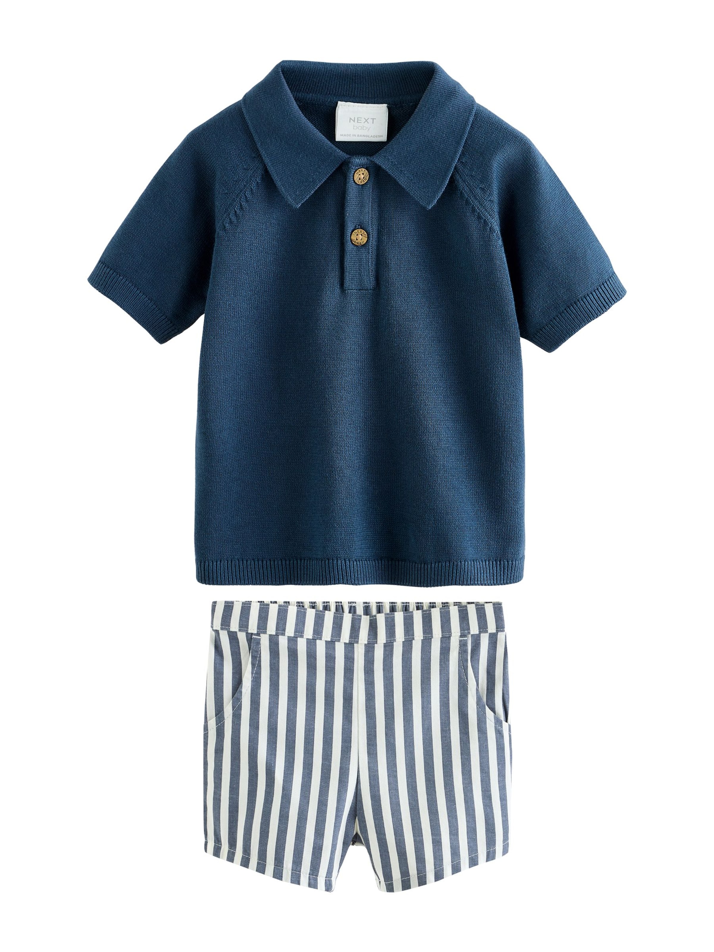 Next Комплект в синьо: отпред