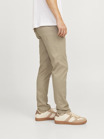 JACK & JONES - Slimfit Pantalón chino 'MARCO DAVE' en beige