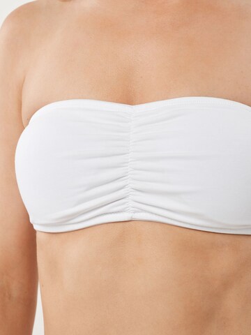 Next Bandeau Góra bikini w kolorze czarny