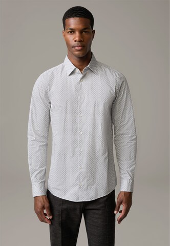 STRELLSON Regular Fit Hemd 'Stan' in Beige