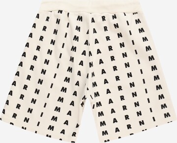 Regular Pantalon Marni en blanc