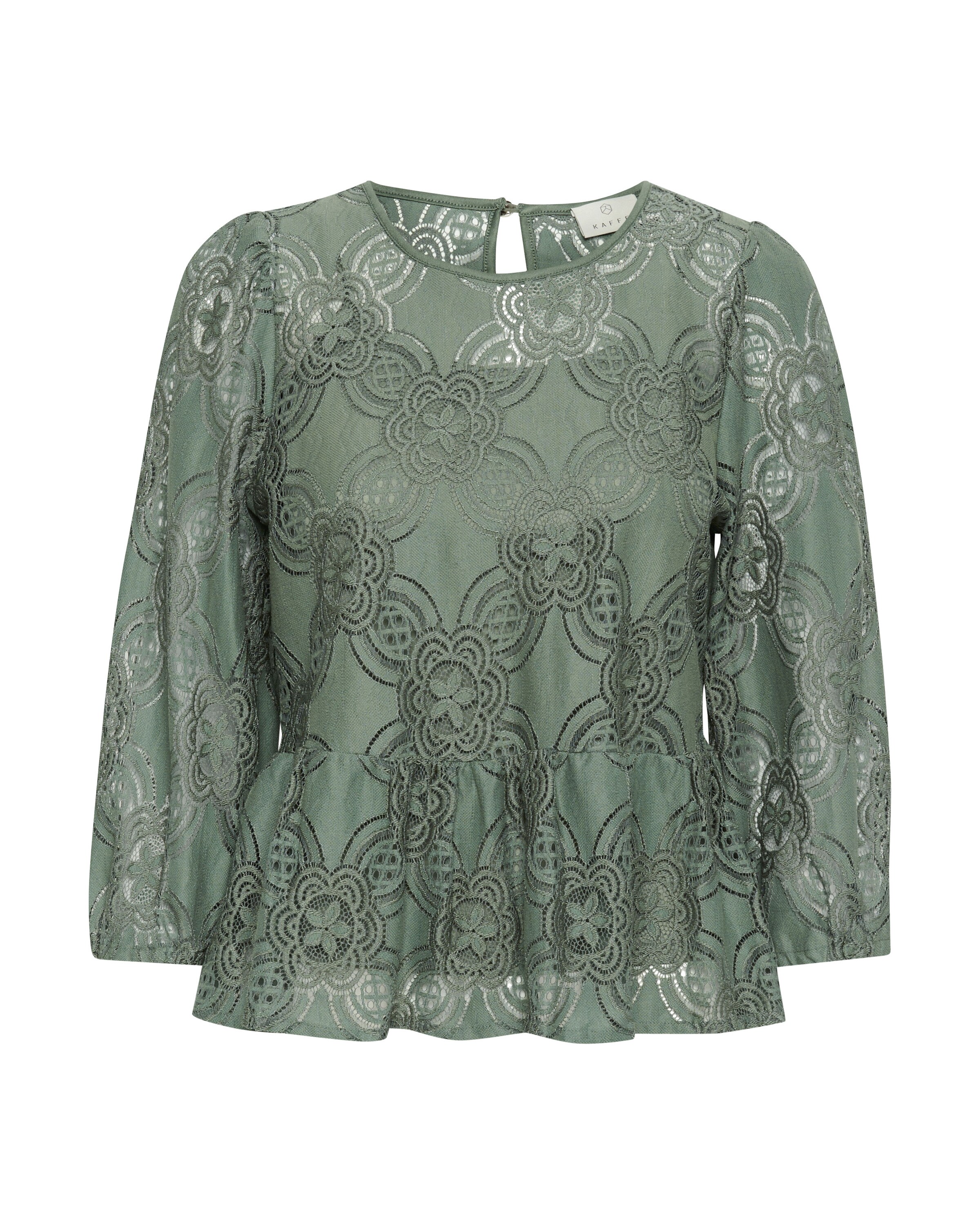 Kaffe Blouse 'Paula' in Green: front