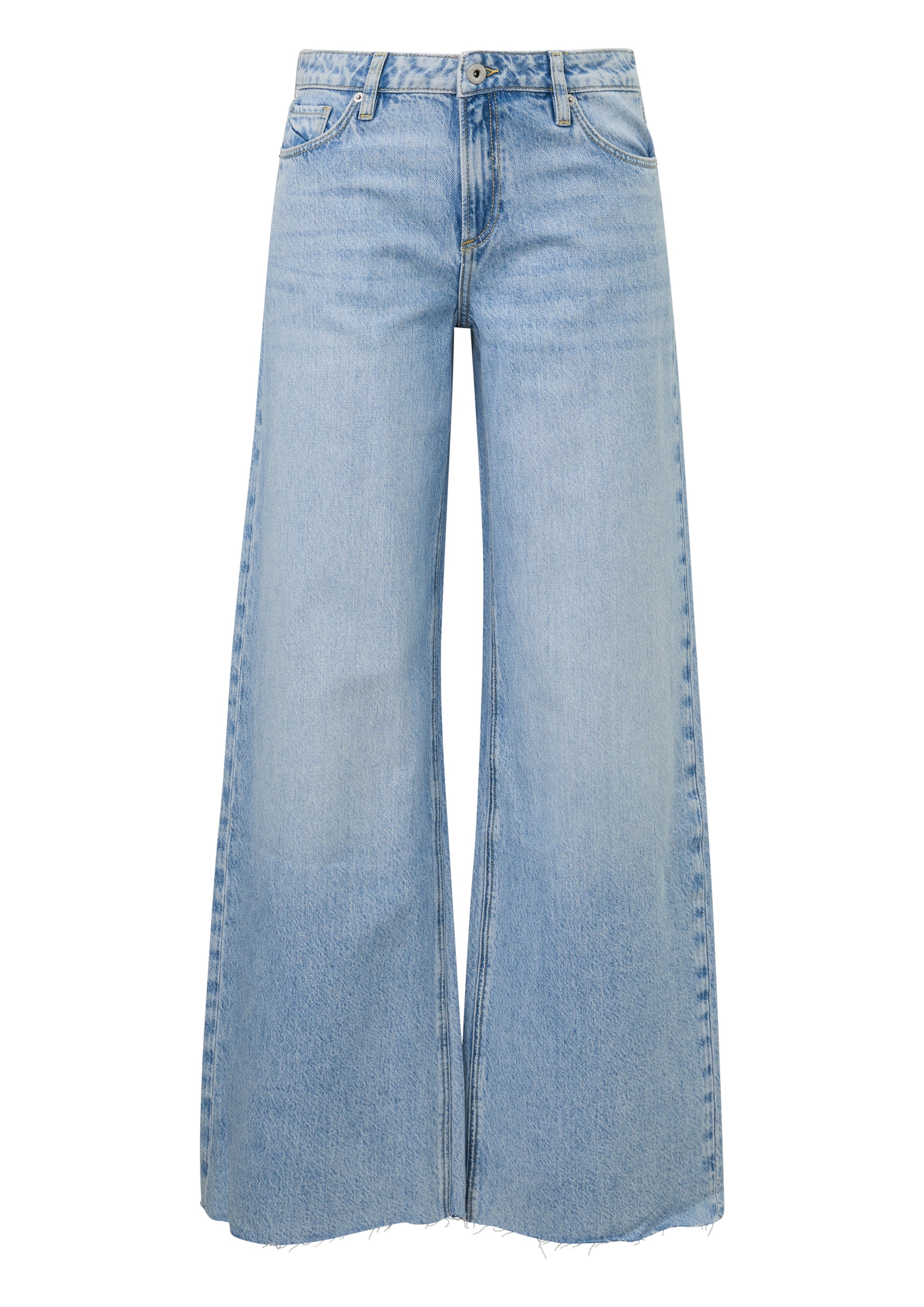 Wide Leg Jean ' CATIE ' QS en bleu : devant